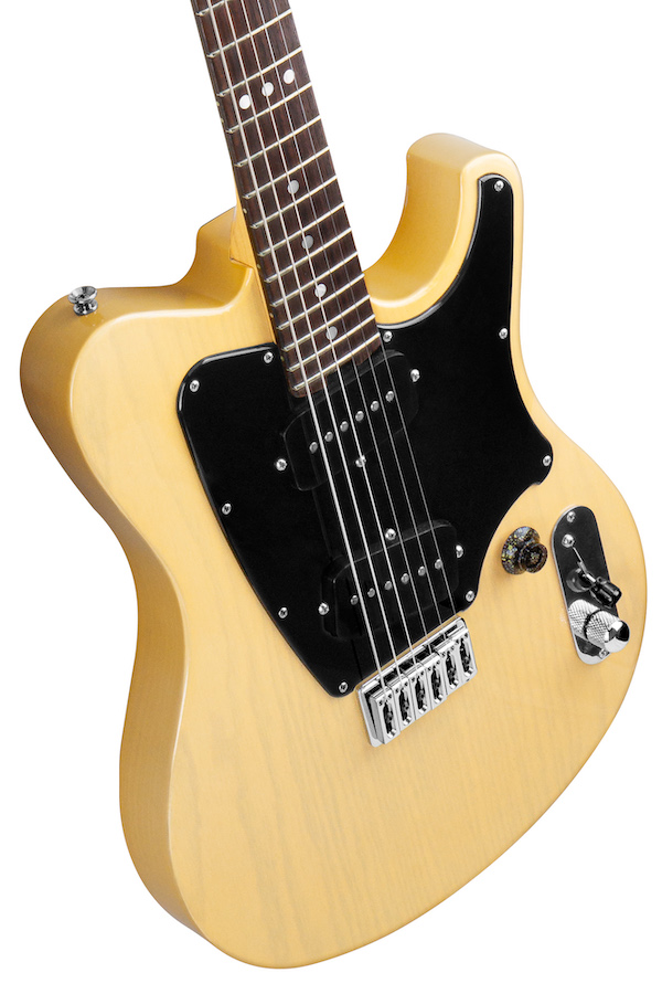 side view of Biscayne guitar